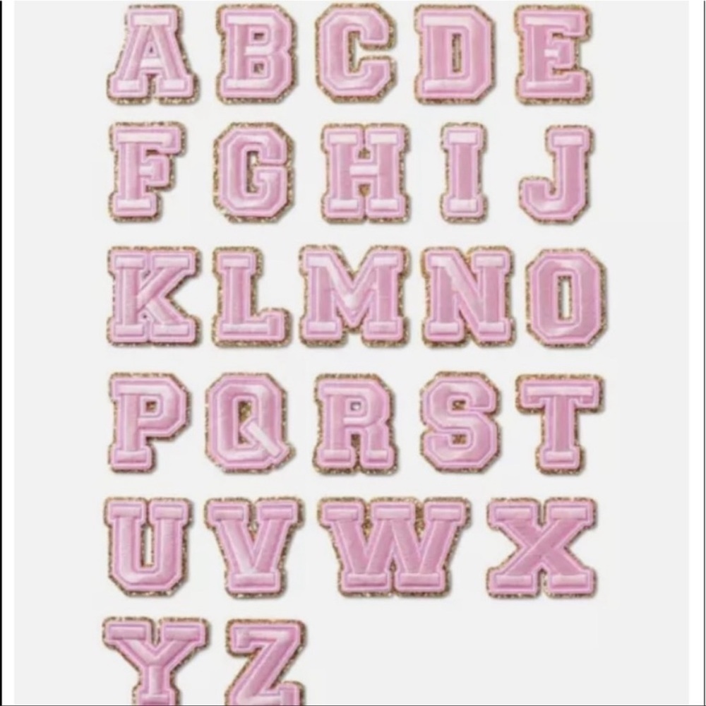 Stoney Clover Lane Letter Varsity Patch x Target CHOOSE YOUR LETTER